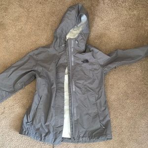 The North Face rain jacket